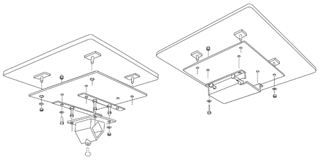 Metal Brackets for Converting to Aluminum Pallets from Wood