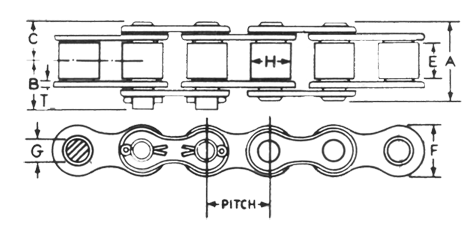 Roller Chain Diagram
