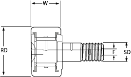 Eccentric Stud Cam Follower Diagram