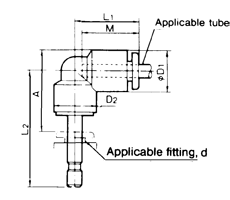 Plug in Elbow Fitting Diagram